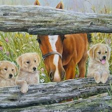 Схема вышивки «сельская идилия»