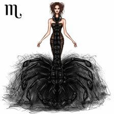 Схема вышивки «Скорпион»