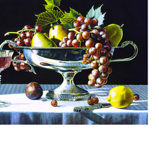 Схема вышивки «натюрморт с лимоном»