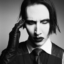 Схема вышивки «Marilyn Manson»
