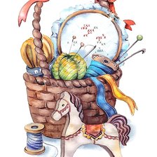 Схема вышивки «акварель»