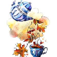 Схема вышивки «акварель»