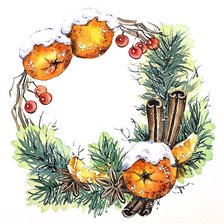 зимний венок