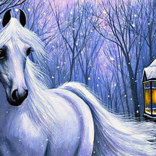 Схема вышивки «Белая масть»