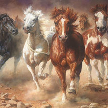 Схема вышивки «Художник Бонн Маррис»