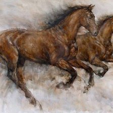 Схема вышивки «Худ.Г. Бенфилд»