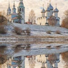 Схема вышивки «пейзаж»