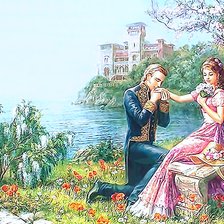 Схема вышивки «Свидание»