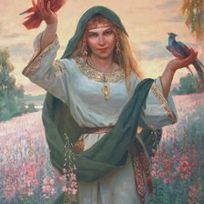 Схема вышивки «Берегиня Андрей Шишкин»