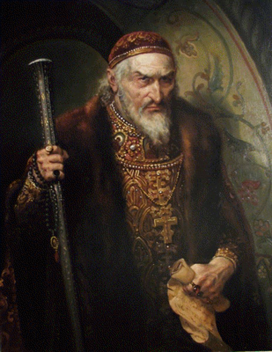 Иван Грозный с доносом Андрей Шишкин - живопись, история - предпросмотр