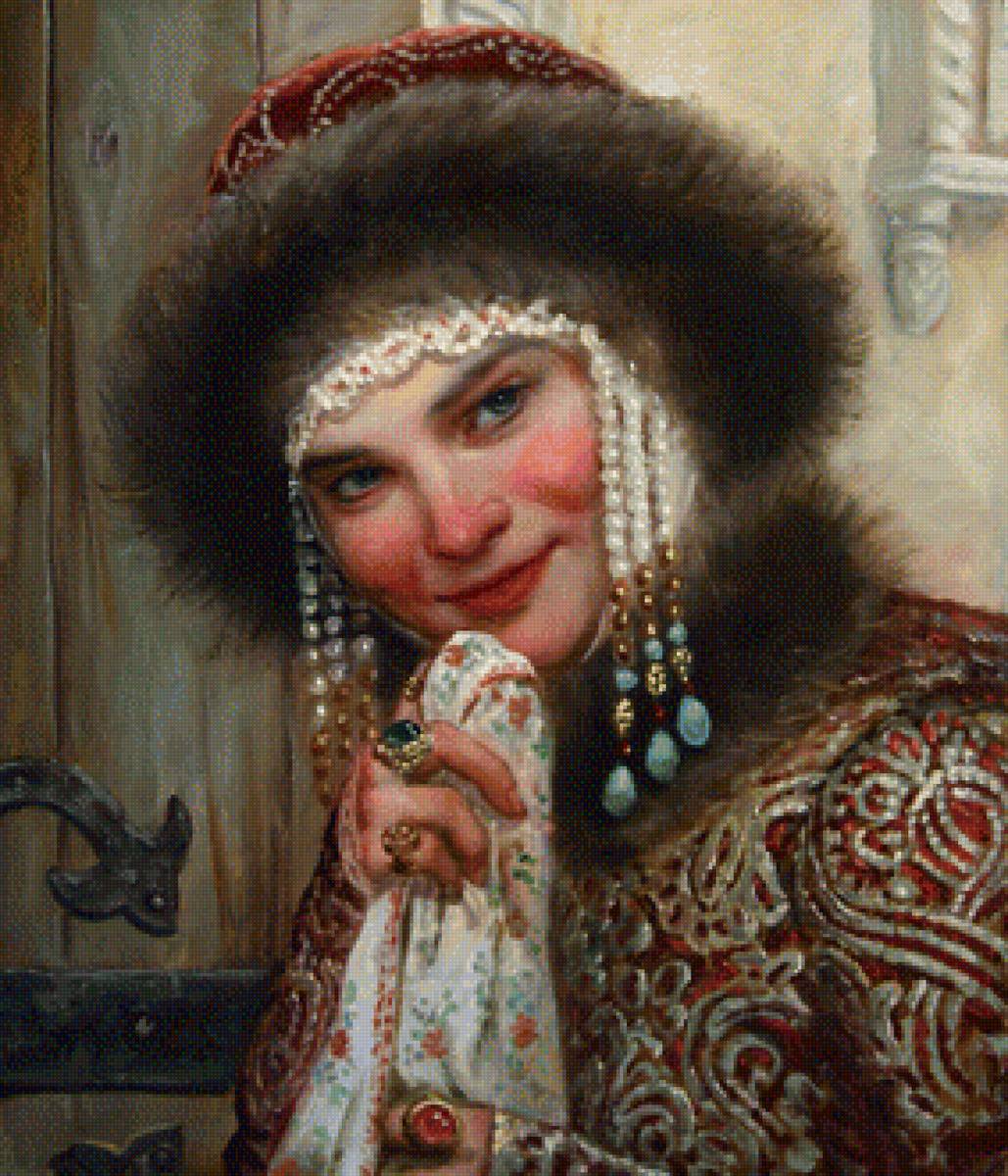 Молодая княжна Андрей Шишкин - история, шишкин, славяне, люди, живопись - предпросмотр