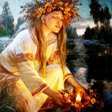 Схема вышивки «На Купалу Андрей Шишкин»