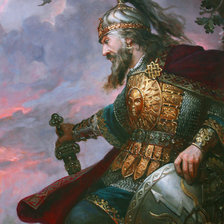 Схема вышивки «Перун-Громовержец Андрей Шишкин»