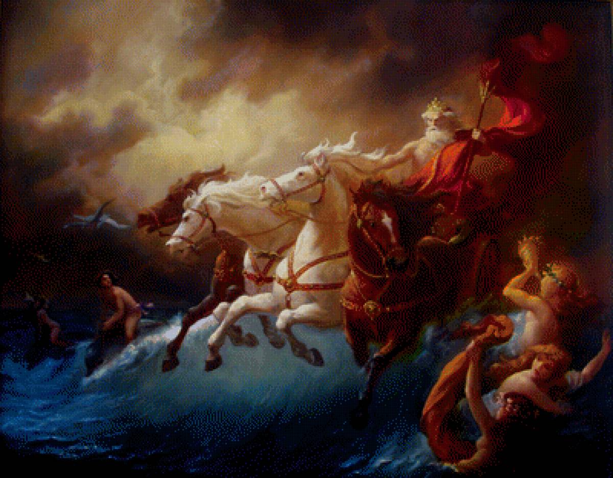 Посейдон Андрей Шишкин - мифология, живопись, шишкин - предпросмотр