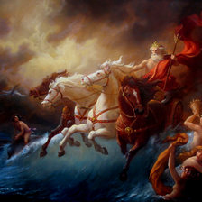 Схема вышивки «Посейдон Андрей Шишкин»