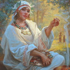 Схема вышивки «Среча (удача) Андрей Шишкин»