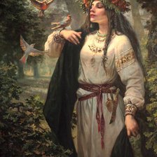 Схема вышивки «Царевна Дубравна Андрей Шишкин»