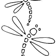 Схема вышивки «Стрекозы»