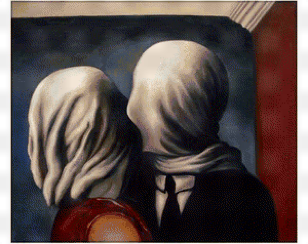 "Влюбленные". Рене Магритт - предпросмотр