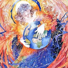 Схема вышивки «Земной шар»