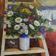 Схема вышивки «Букетик цветов»