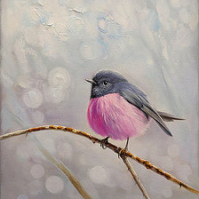 Схема вышивки «Птицы на ветке»