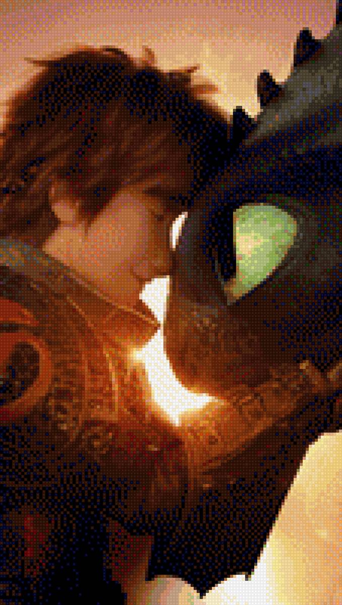 как приручить дракона - дисней, вышивка, любоовь, как приручить дракона, дракон - предпросмотр