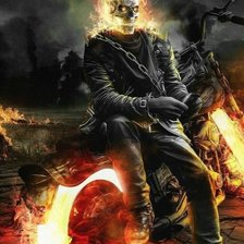 Схема вышивки «Призрачный гонщик»