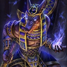 Схема вышивки «Анубис»