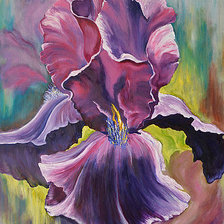 Схема вышивки «Ирисы»