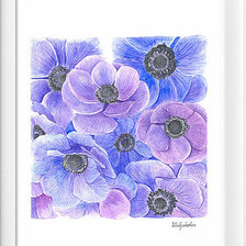 Схема вышивки «Анемона»