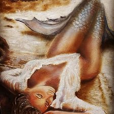 Схема вышивки «Русалка»