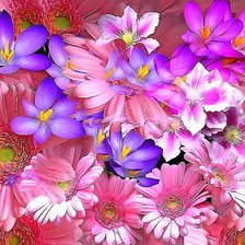 Схема вышивки «Цветы»