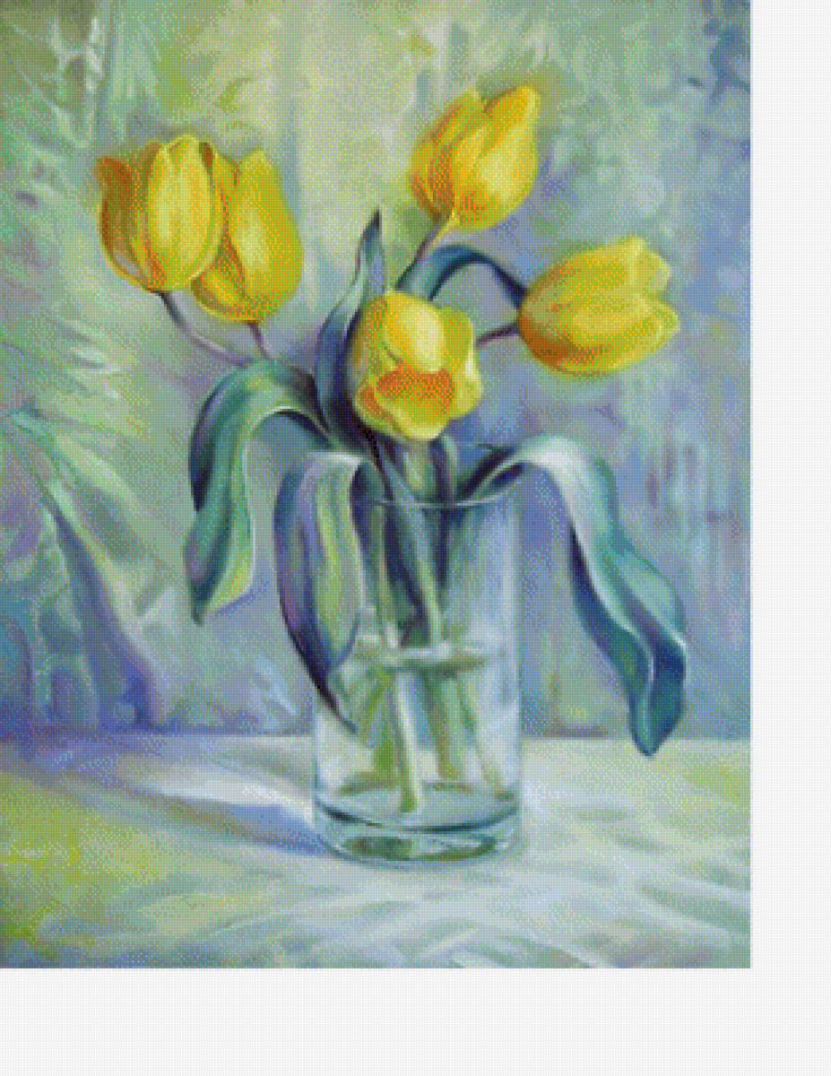 Натюрморт. - натюрморт, живопись., цветы - предпросмотр