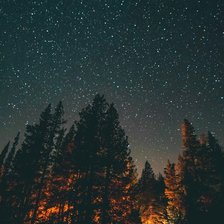 Схема вышивки «Ночь»