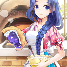 Схема вышивки «Аниме повар»