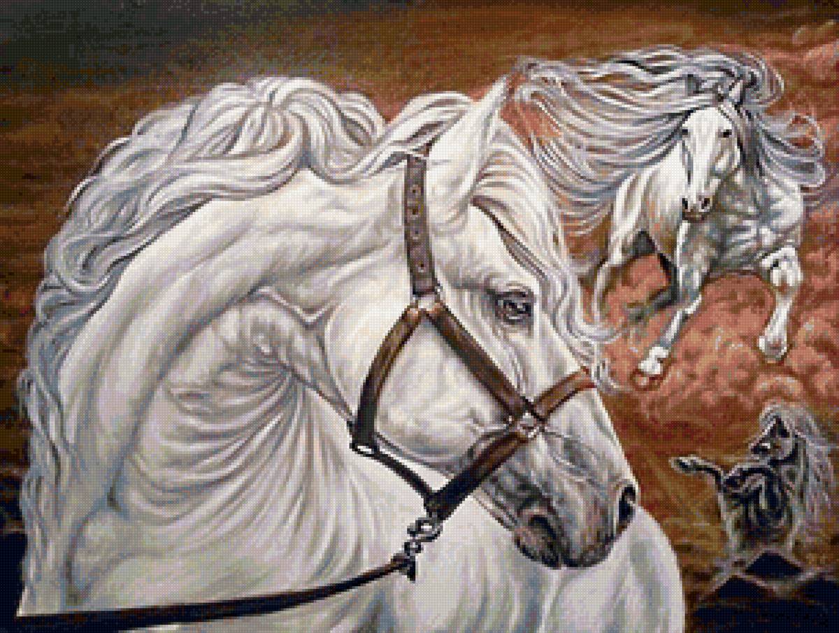 Вариации на лошадиные темы - портрет, лошадь, конь - предпросмотр