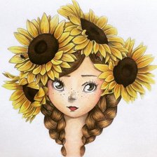 Схема вышивки «девочка»