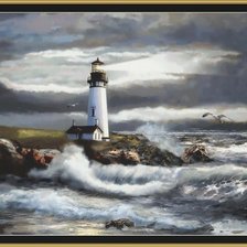 Схема вышивки «Маяк»