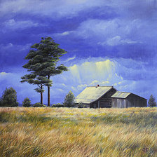 Схема вышивки «После дождя, вечер»