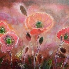 Схема вышивки «Маки»