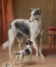 Схема вышивки «Русская псовая борзая»