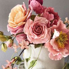 Схема вышивки «розы»