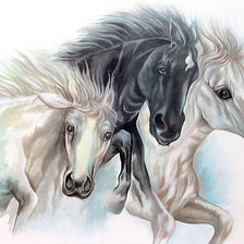 Схема вышивки «Трио»