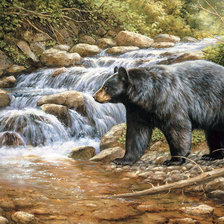 Схема вышивки «худ. Розмари Милетт Гризли»