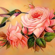 Схема вышивки «птички-невелички»