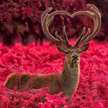 Схема вышивки «олень1»