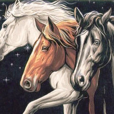 Схема вышивки «Созвездие Тройка»