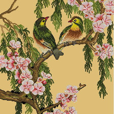 Схема вышивки «Птички»