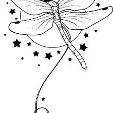 Схема вышивки «Стрекозка»